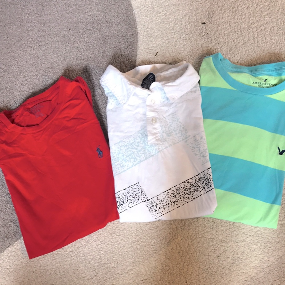 Bundle of three men’s size medium shirts